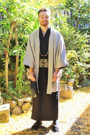 男性着物