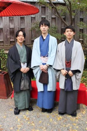 男性着物