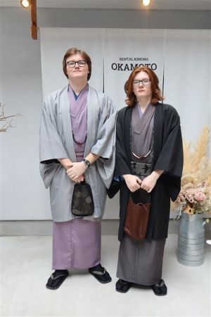男性着物