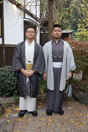 男性着物