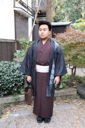 男性着物