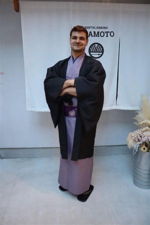 男性着物