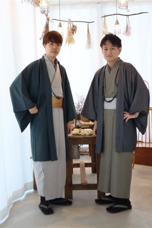 男性着物