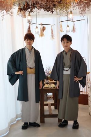 男性着物