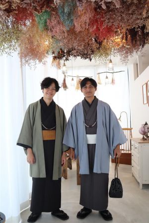男性着物