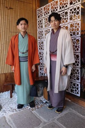 男性着物