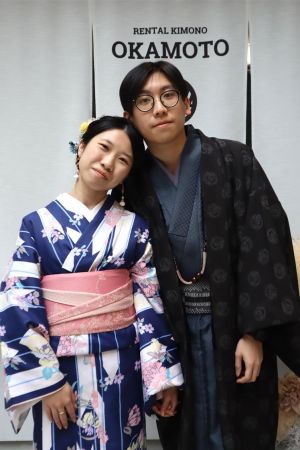 男性着物