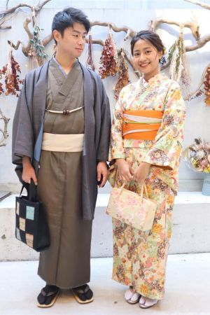 男性着物