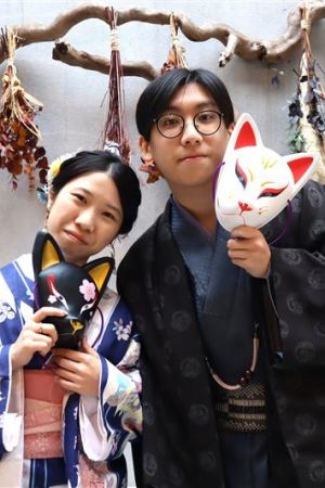 男性着物