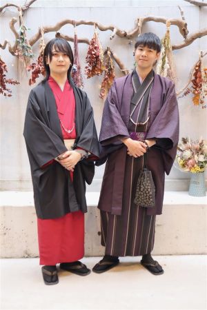 男性着物