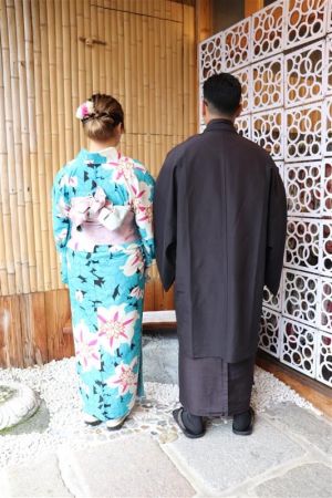 男性着物