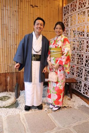 男性着物