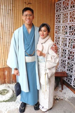 男性着物