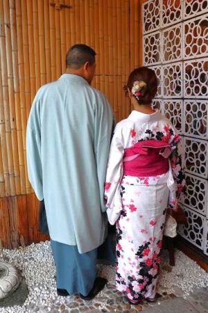 男性着物