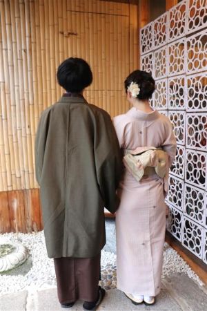 男性着物