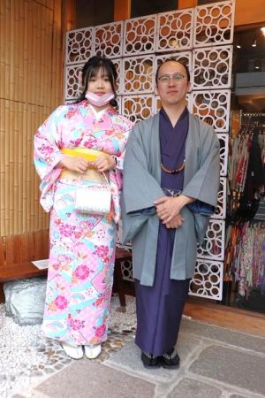 男性着物
