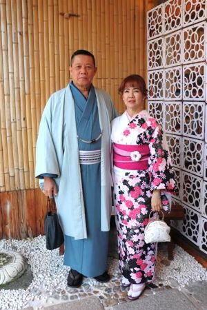 男性着物