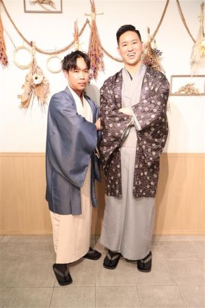 男性着物