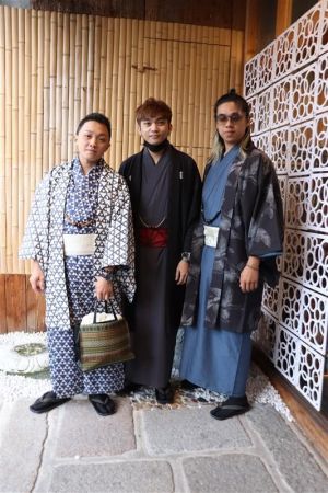 男性着物