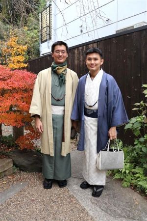 男性着物