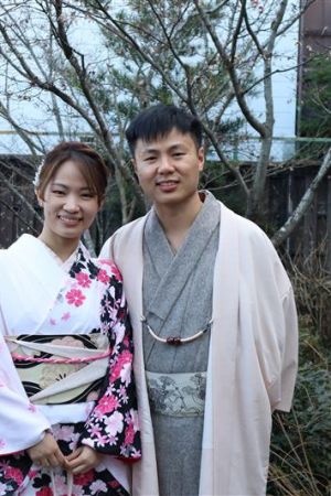 男性着物