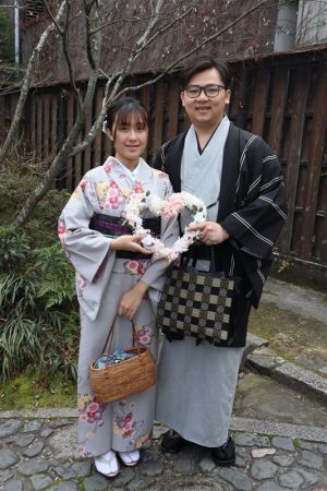 男性着物