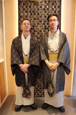 男性着物
