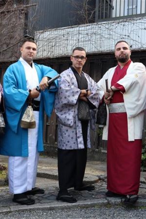 男性着物