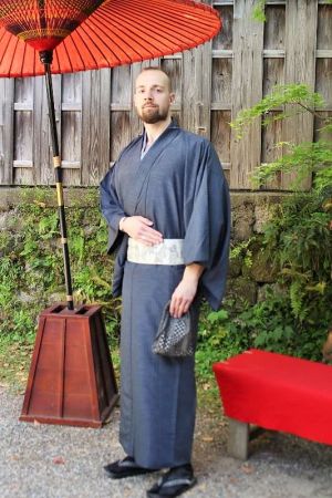 男性着物