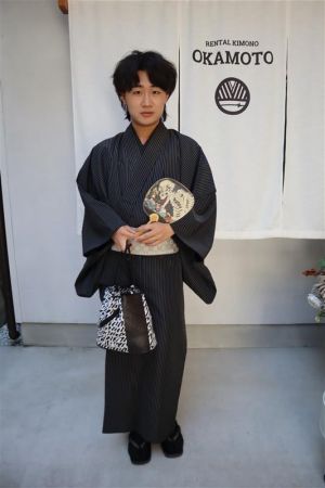 男性着物