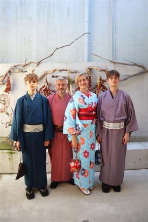 男性着物