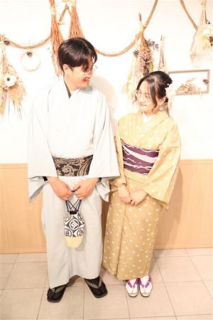 男性着物