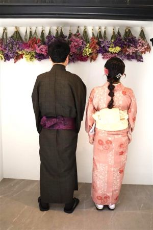 男性着物