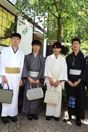男性着物