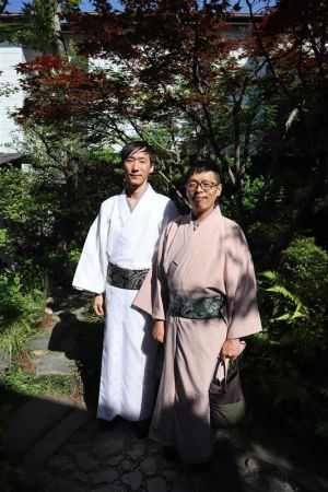 男性着物