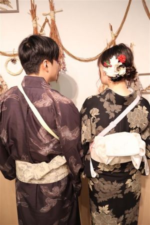 男性着物