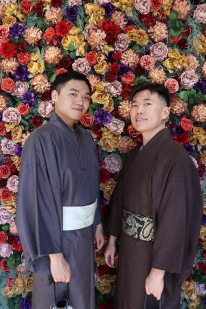 男性着物