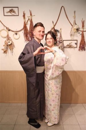 男性着物