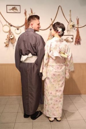 男性着物