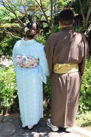 男性着物