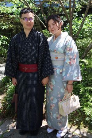 男性着物