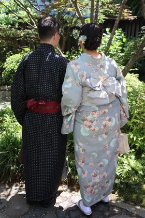 男性着物