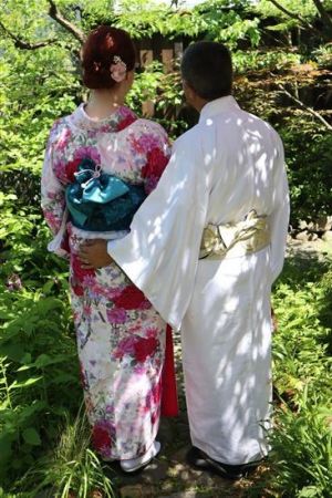 男性着物