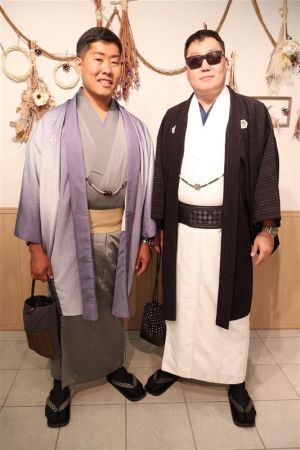 男性着物