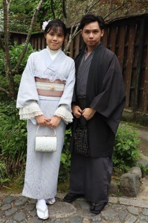 男性着物