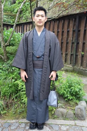 男性着物