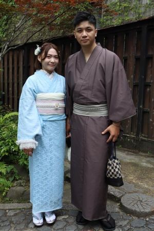 男性着物
