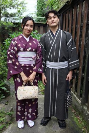 男性着物
