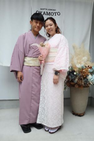 男性着物