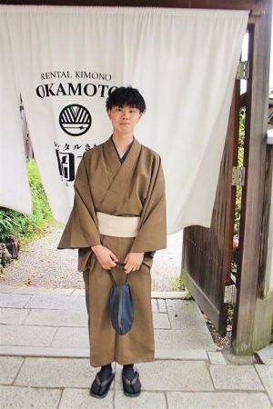 男性着物
